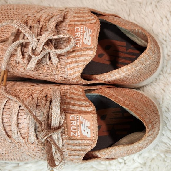 New Balance Fresh Foam CRUZ Sockfit Flyknit Pink Women's Running Shoes Sz 9.5 - Picture 10 of 11